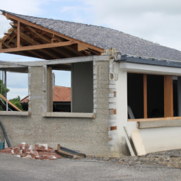 Extension de maison avec chambre d'amis Dreux